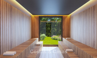 Contemporary townhouses with modern design for sale in a golf setting in Mijas Costa, Costa del Sol 791818 