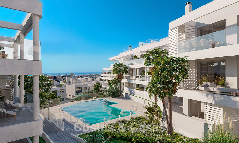 Exclusive apartments and townhouses for sale with sea view and within walking distance of Estepona centre 791986
