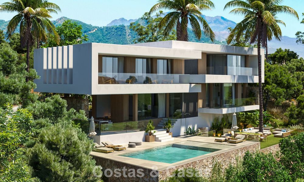 New off-plan avant-garde design villa for sale in a private golf setting in Sotogrande, Costa del Sol 792080