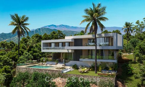 New off-plan avant-garde design villa for sale in a private golf setting in Sotogrande, Costa del Sol 792086