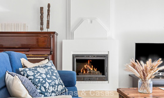 Very spacious garden apartment for sale in a beachfront complex on the New Golden Mile between Marbella and Estepona 792103 