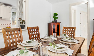 Very spacious garden apartment for sale in a beachfront complex on the New Golden Mile between Marbella and Estepona 792107 