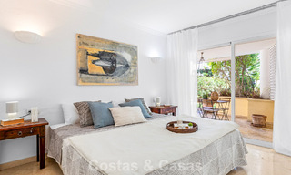 Very spacious garden apartment for sale in a beachfront complex on the New Golden Mile between Marbella and Estepona 792119 