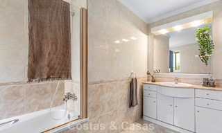 Very spacious garden apartment for sale in a beachfront complex on the New Golden Mile between Marbella and Estepona 792121 