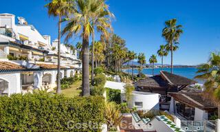 Very spacious garden apartment for sale in a beachfront complex on the New Golden Mile between Marbella and Estepona 792135 