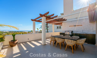 Contemporary renovated duplex penthouse with private pool and panoramic sea views in Nueva Andalucía, Marbella 792143 