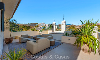 Contemporary renovated duplex penthouse with private pool and panoramic sea views in Nueva Andalucía, Marbella 792147 