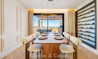 Contemporary renovated duplex penthouse with private pool and panoramic sea views in Nueva Andalucía, Marbella 792159 