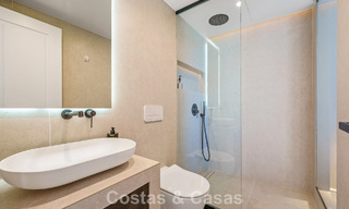 Contemporary renovated duplex penthouse with private pool and panoramic sea views in Nueva Andalucía, Marbella 792165 