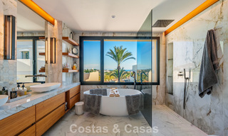 Contemporary renovated duplex penthouse with private pool and panoramic sea views in Nueva Andalucía, Marbella 792171 