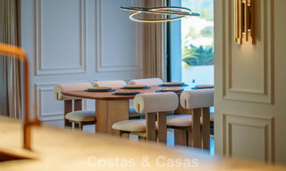 Contemporary renovated duplex penthouse with private pool and panoramic sea views in Nueva Andalucía, Marbella 792172 