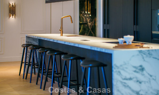 Contemporary renovated duplex penthouse with private pool and panoramic sea views in Nueva Andalucía, Marbella 792173 