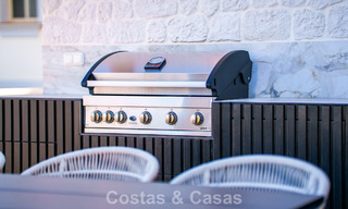 Contemporary renovated duplex penthouse with private pool and panoramic sea views in Nueva Andalucía, Marbella 792177 