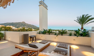 Contemporary renovated duplex penthouse with private pool and panoramic sea views in Nueva Andalucía, Marbella 792185 