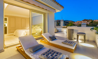 Contemporary renovated duplex penthouse with private pool and panoramic sea views in Nueva Andalucía, Marbella 792186 