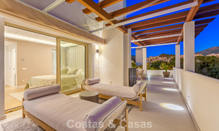 Contemporary renovated duplex penthouse with private pool and panoramic sea views in Nueva Andalucía, Marbella 792188 