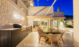 Contemporary renovated duplex penthouse with private pool and panoramic sea views in Nueva Andalucía, Marbella 792190 