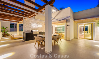 Contemporary renovated duplex penthouse with private pool and panoramic sea views in Nueva Andalucía, Marbella 792191 
