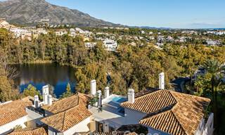Contemporary renovated duplex penthouse with private pool and panoramic sea views in Nueva Andalucía, Marbella 792194 