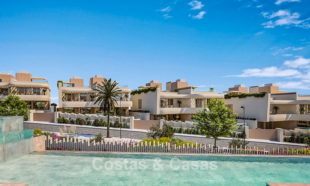 High-end luxury apartment for sale in a frontline beach complex east of Marbella Centre 792209