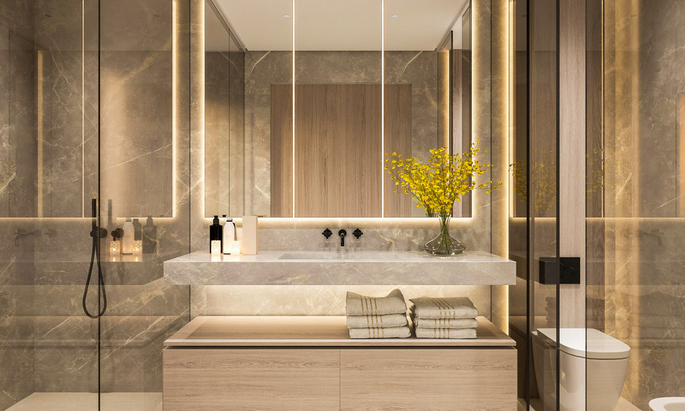 High-end luxury apartment for sale in a frontline beach complex east of Marbella Centre 792225