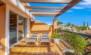 Elegant 4-bedroom corner townhouse for sale in a gated and secure community in Nueva Andalucía, Marbella 792248 