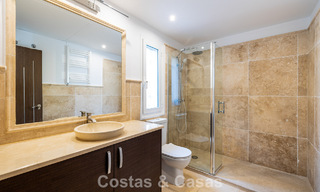 Elegant 4-bedroom corner townhouse for sale in a gated and secure community in Nueva Andalucía, Marbella 792253 