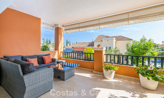 Elegant 4-bedroom corner townhouse for sale in a gated and secure community in Nueva Andalucía, Marbella 792261 