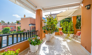 Elegant 4-bedroom corner townhouse for sale in a gated and secure community in Nueva Andalucía, Marbella 792262 