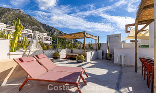 Modern penthouse for sale with panoramic views of the sea and Istán Lake, in the hills just above Marbella’s Golden Mile 792282 