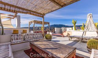 Modern penthouse for sale with panoramic views of the sea and Istán Lake, in the hills just above Marbella’s Golden Mile 792288 