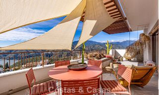 Modern penthouse for sale with panoramic views of the sea and Istán Lake, in the hills just above Marbella’s Golden Mile 792300 