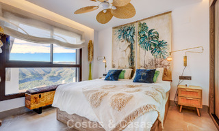 Modern penthouse for sale with panoramic views of the sea and Istán Lake, in the hills just above Marbella’s Golden Mile 792308 