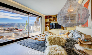 Modern penthouse for sale with panoramic views of the sea and Istán Lake, in the hills just above Marbella’s Golden Mile 792323 