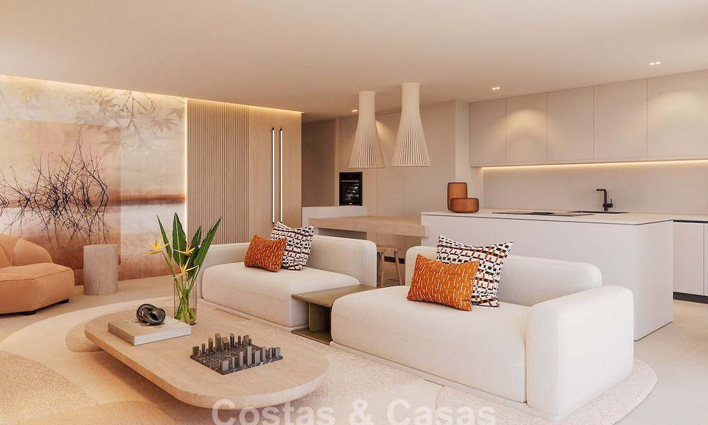 Exclusive off-plan apartments for sale in a modern golf development on the New Golden Mile between Marbella and Estepona 792345
