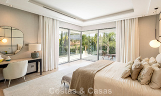 Move-in-ready, modern designer villa for sale within walking distance of the beach and amenities in Guadalmina Baja, Marbella 792357 