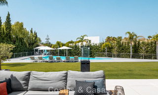 Move-in-ready, modern designer villa for sale within walking distance of the beach and amenities in Guadalmina Baja, Marbella 792377 