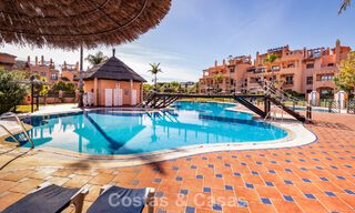 Spacious apartment for sale with 4 bedrooms in a beachside complex on the New Golden Mile between Marbella and Estepona 792487 