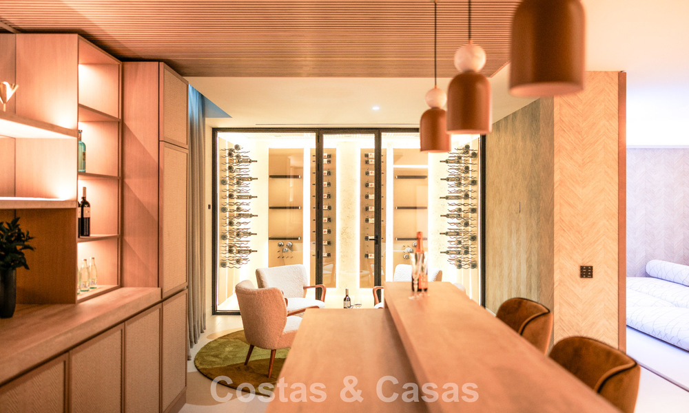 4 ultramodern boutique villas for sale on Marbella’s Golden Mile, ready to move in. 792446