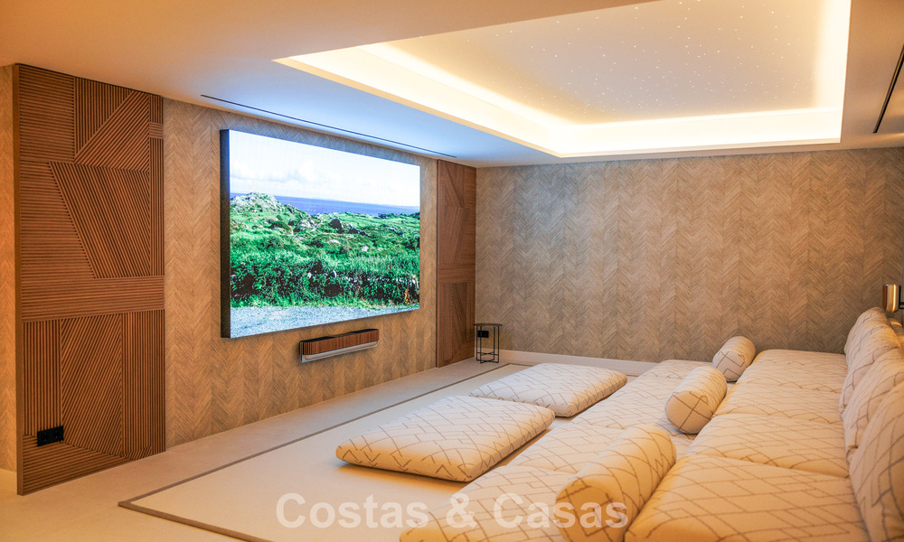 4 ultramodern boutique villas for sale on Marbella’s Golden Mile, ready to move in. 792455