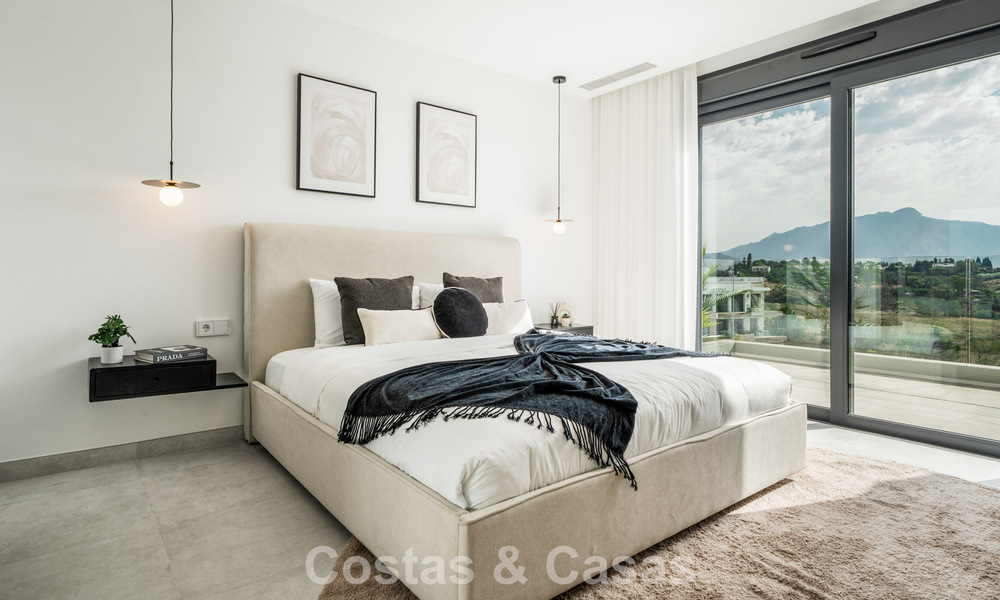 Brand-new modern penthouse with spacious solarium for sale in a gated complex in Benahavís - Marbella 792558