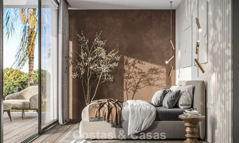 Sleek, modern off-Plan design villa for sale within walking distance of the beach and amenities in Guadalmina Baja, Marbella 792658