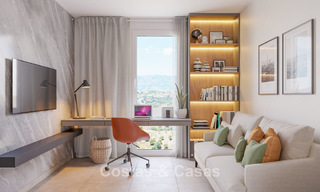 Contemporary townhouses with stunning sea views for sale in La Cala de Mijas, Costa del Sol 792666 