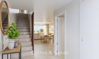 Contemporary townhouses with stunning sea views for sale in La Cala de Mijas, Costa del Sol 792668 