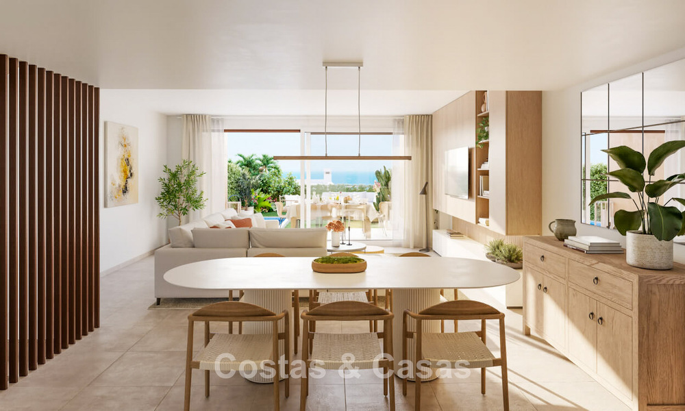 Contemporary townhouses with stunning sea views for sale in La Cala de Mijas, Costa del Sol 792669
