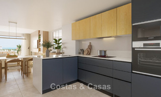 Contemporary townhouses with stunning sea views for sale in La Cala de Mijas, Costa del Sol 792677 