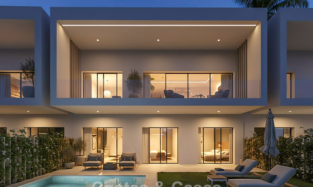Launch. Contemporary, newly built townhouses for sale in Casares, Costa del Sol 792647