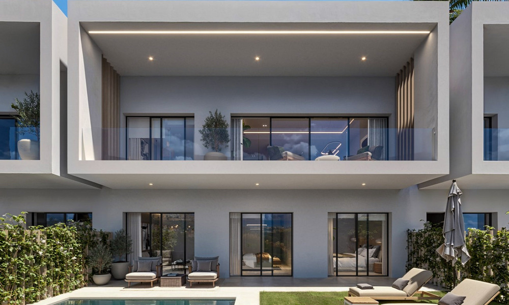 Launch. Contemporary, newly built townhouses for sale in Casares, Costa del Sol 792651