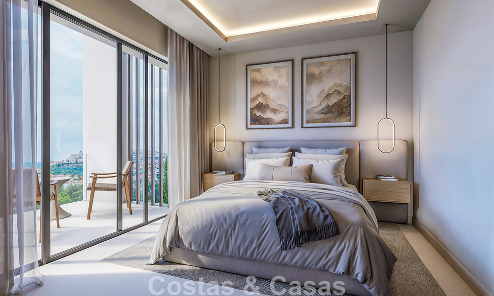 Launch. Contemporary, newly built townhouses for sale in Casares, Costa del Sol 792655