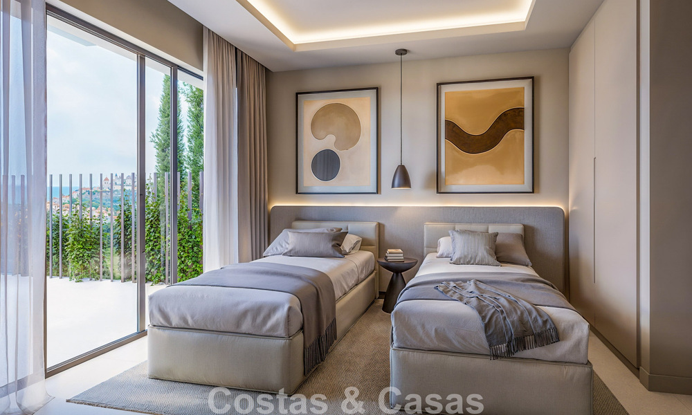 Launch. Contemporary, newly built townhouses for sale in Casares, Costa del Sol 792656